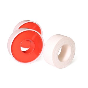 Plester Medis Olahraga Kaku Berwarna Katun dengan Seng Oksida